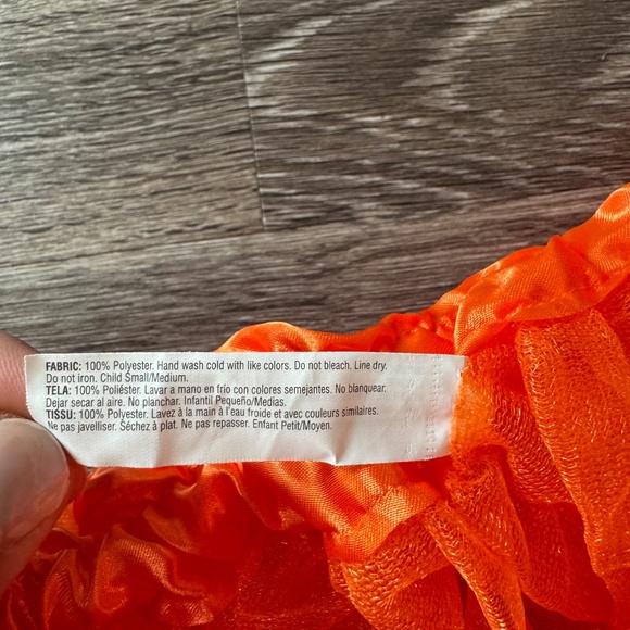 Orange Kids Tutu S/M Cute Puffy Tulle Skirt for Ballet, Party, Dress Up NEW - Picture 7 of 7